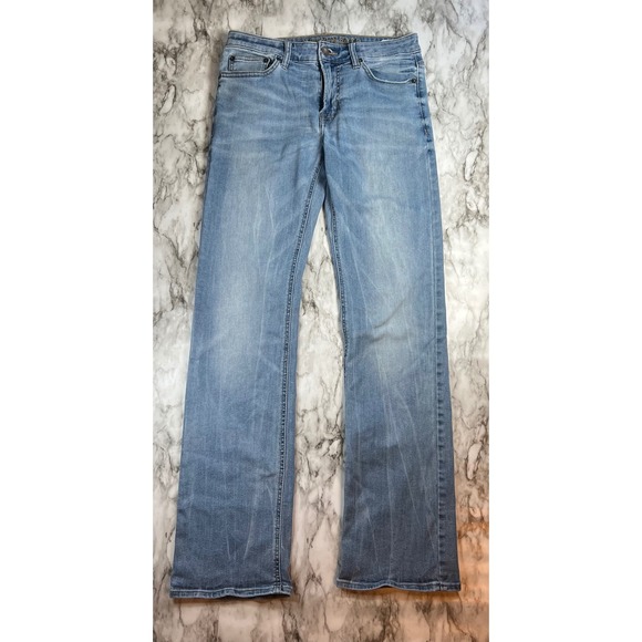 American Eagle Active Flex Denim Jeans Mens 30x34 Light Wash Comfort Stretch - Picture 2 of 8